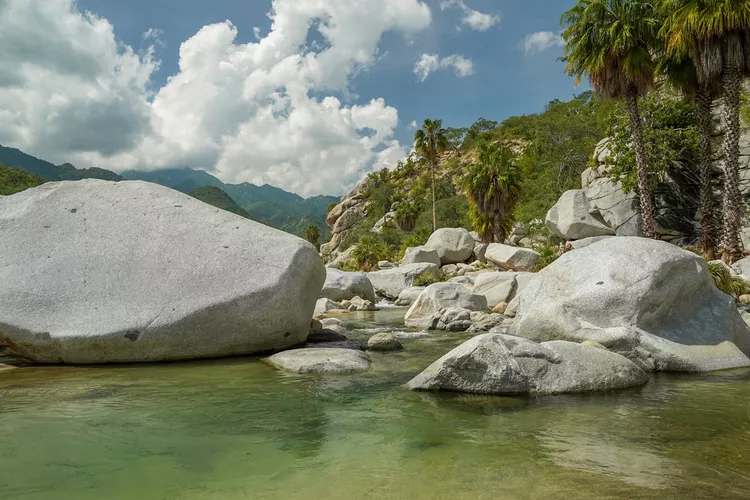 Take a dip in the hot springs at Sierra de la Laguna